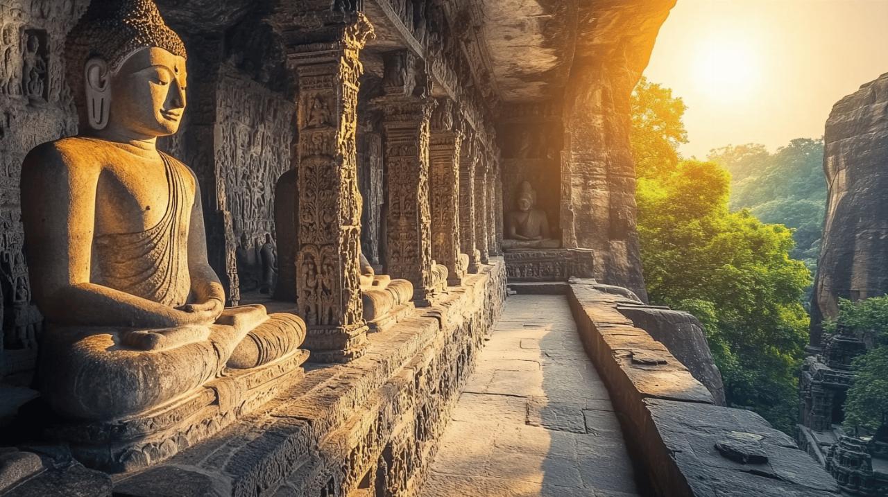 Les merveilles picturales d’Ajanta : Temoignage unique de l’art bouddhique en Inde