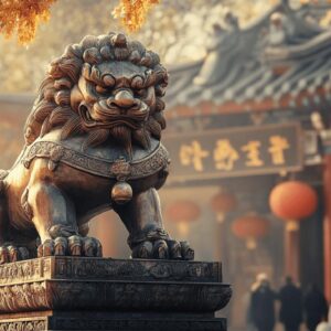 Du Temple au Musee : L’Impact des Lions Chinois sur l’Art Decoratif en Occident
